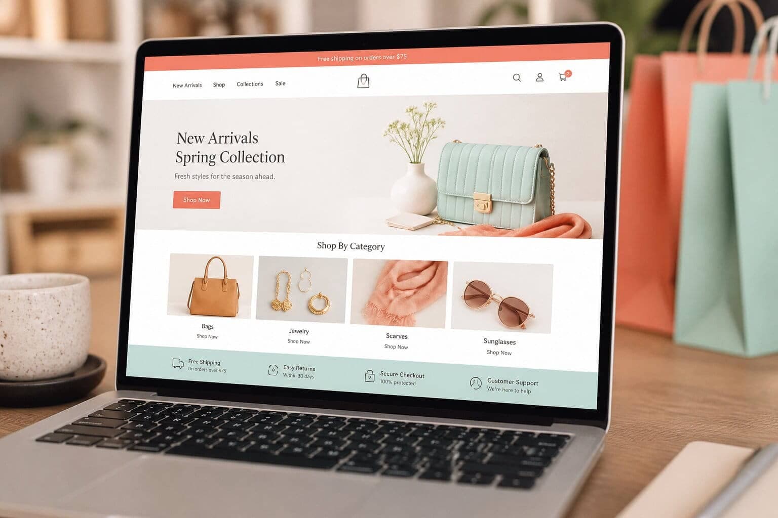 طراحی فروشگاه اینترنتی