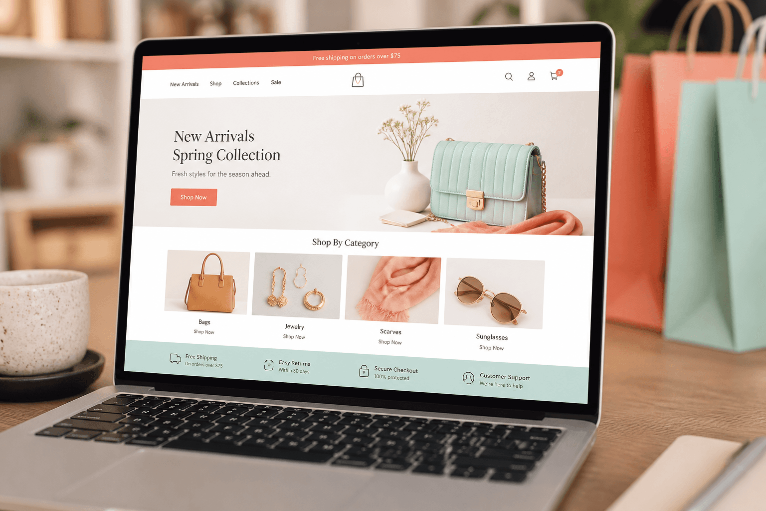 طراحی فروشگاه اینترنتی
